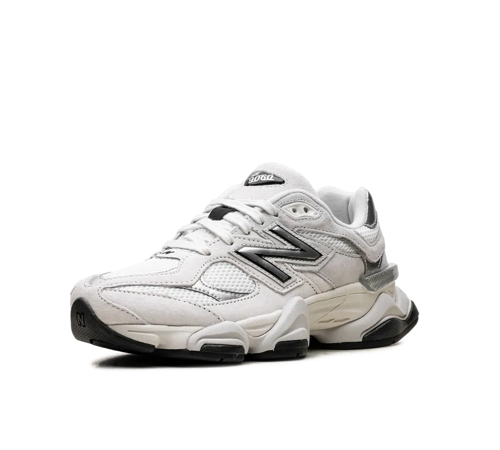 New Balance 9060 'White Black Metallic Silver'