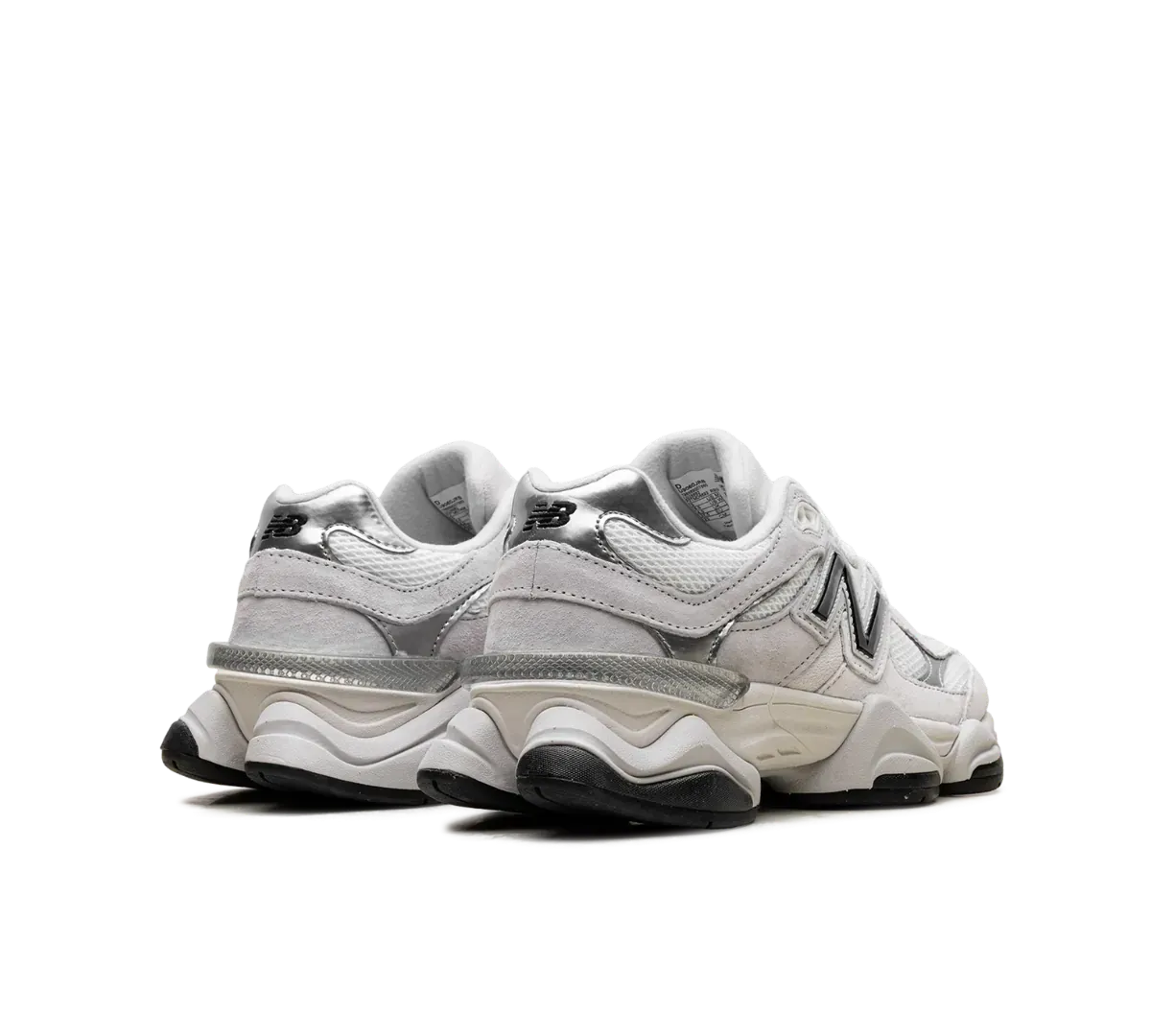 New Balance 9060 'White Black Metallic Silver'